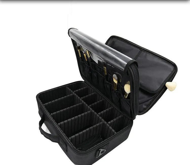 Women High Quality Professional Makeup Organizer Bolso Mujer Cosmetic Case Large Capacity Storage Bag Disassembly Suitcases
