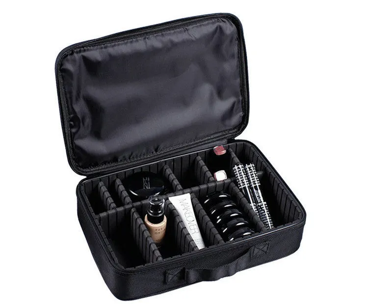 Women High Quality Professional Makeup Organizer Bolso Mujer Cosmetic Case Large Capacity Storage Bag Disassembly Suitcases