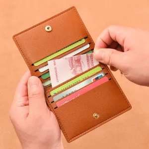 Women Men Credit Card Bag Ultra-thin Small Bank Card Driver's License Card Holder Wallet Male