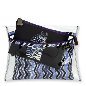 Women's Sun N Sand, Laurel Burch Polkadot Cat 3 Piece Travel Set