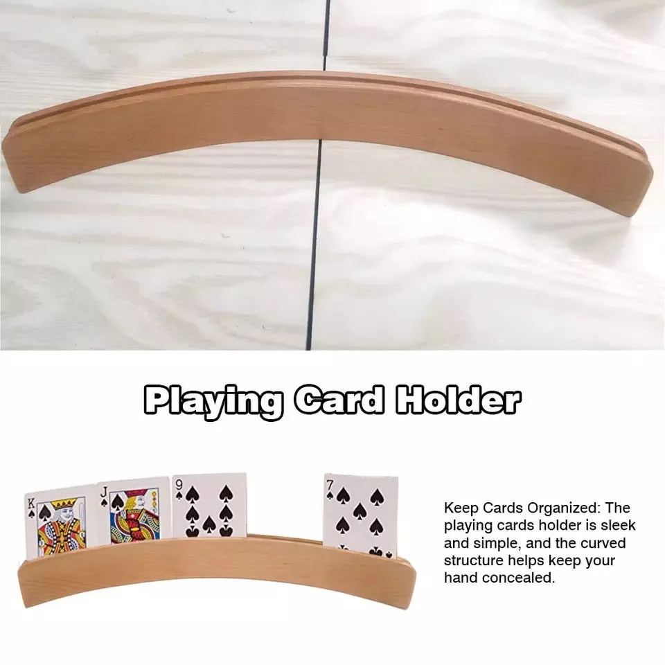 Wooden Arc Card Holder