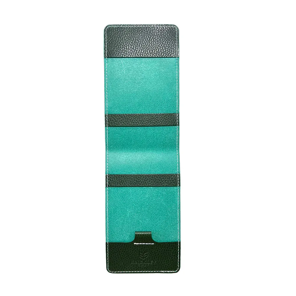 Yardage Book Cover - Pebbled Green Leather