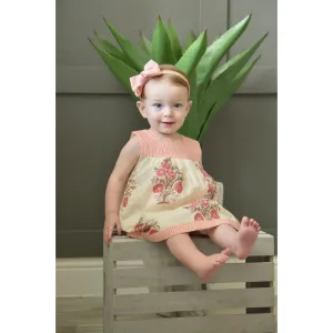 Yo Baby Sweetheart Neck Floral Dress