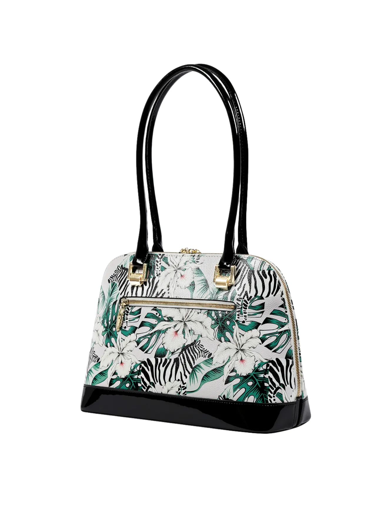 ZEBRA LARGE LEATHER BAG- SN45-0758- SALE