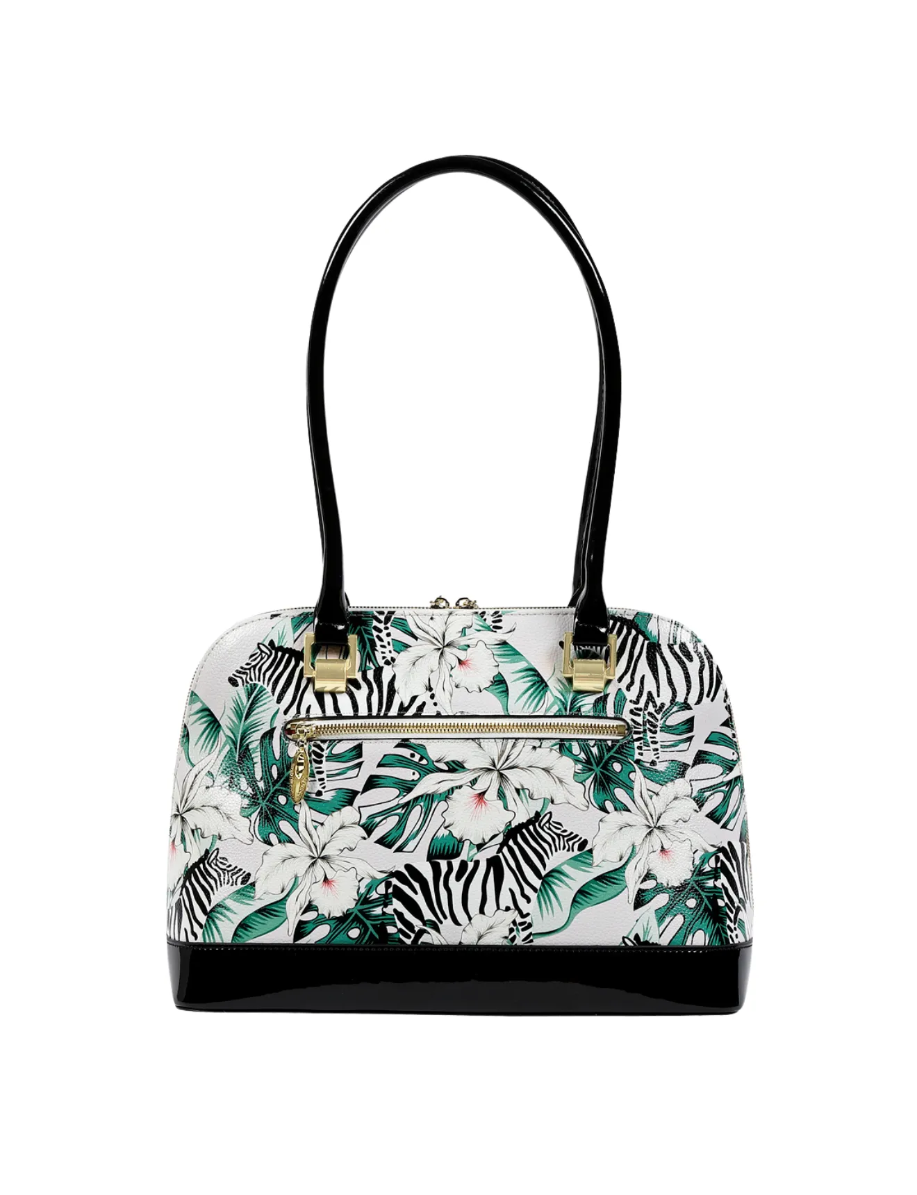 ZEBRA LARGE LEATHER BAG- SN45-0758- SALE