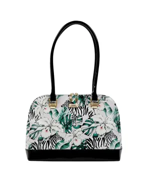 ZEBRA LARGE LEATHER BAG- SN45-0758- SALE
