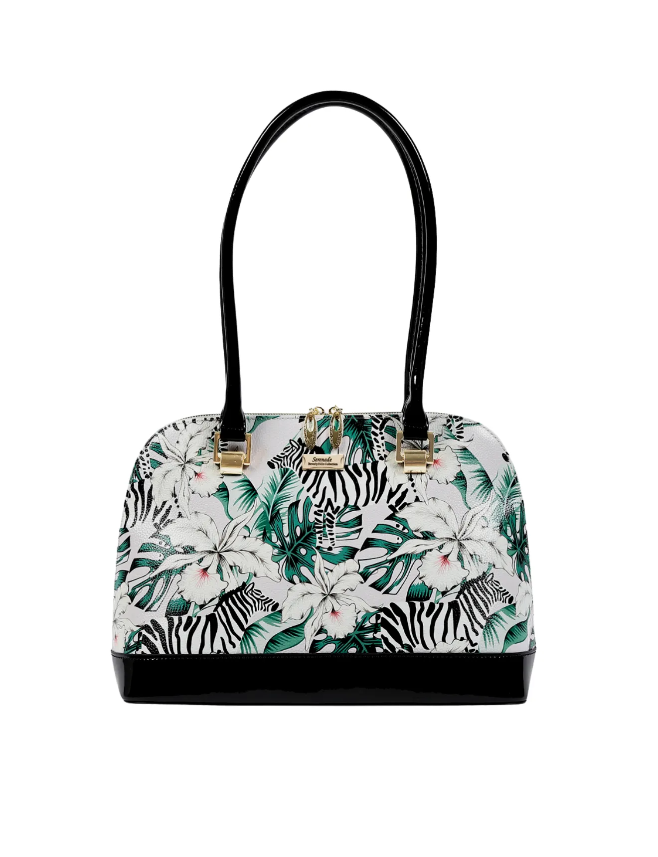 ZEBRA LARGE LEATHER BAG- SN45-0758- SALE