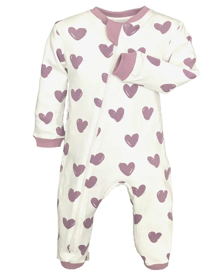ZippyJamz Baby Girls Stole My Heart Sleeper