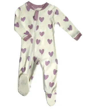 ZippyJamz Baby Girls Stole My Heart Sleeper