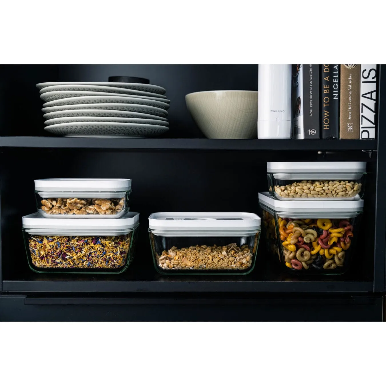 Zwilling Fresh & Save Vacuum Glass Container Medium Gray Lid